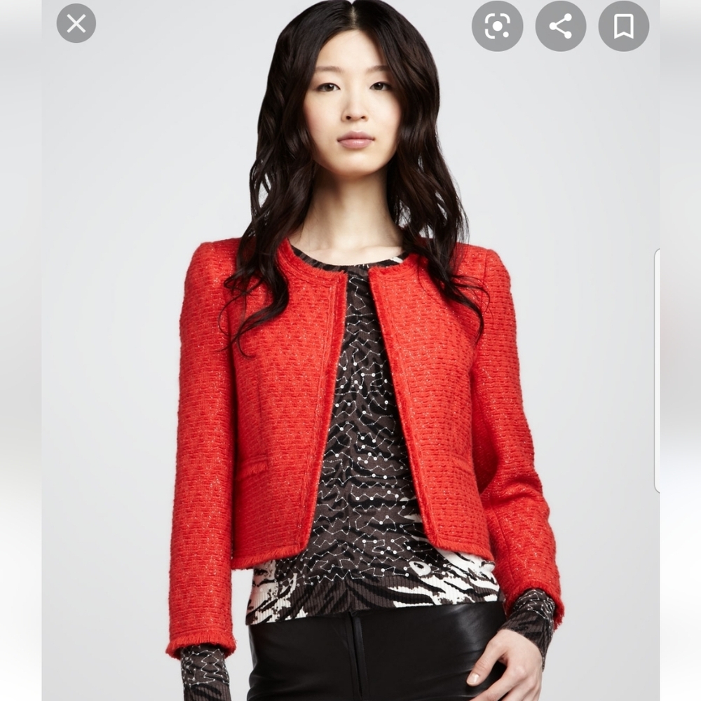 Alice + Olivia Estelle Wool Jacket